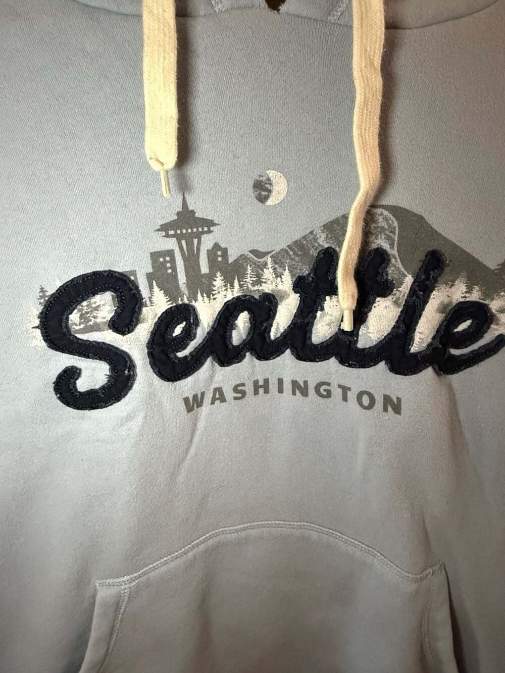Ouray Seattle Washington Skyline Graphic Hoodie